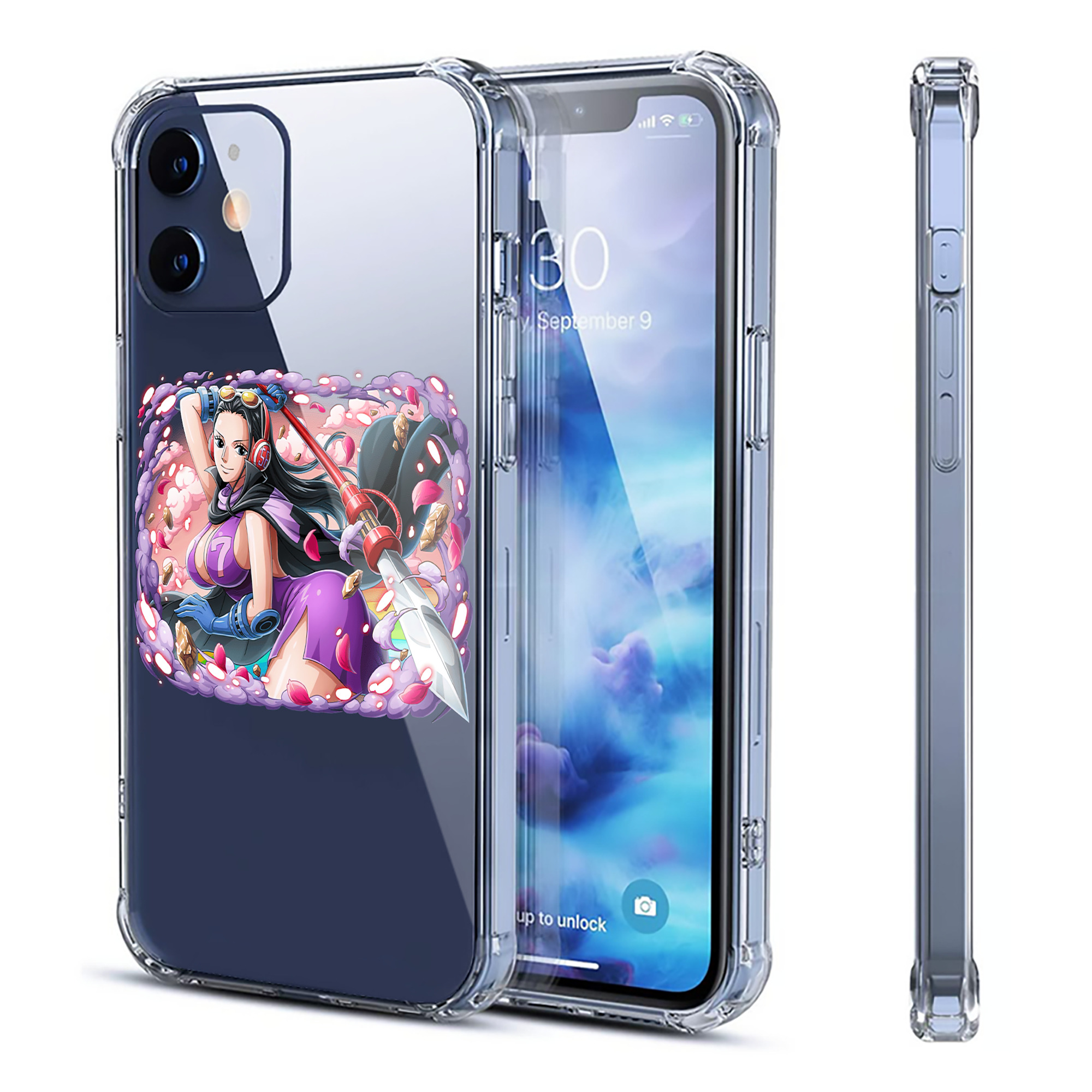 （画像用） ワンピース ニコ・ロビン ONE PIECE Nico Robin 【iPhone 12シリーズ対応】透明スマホケース（クリアソフトケース）